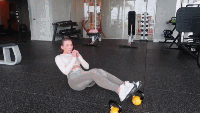 TRAIN ABS AT HOME My Favorite Killer Toning Ab Workout - tuck ins.gif
