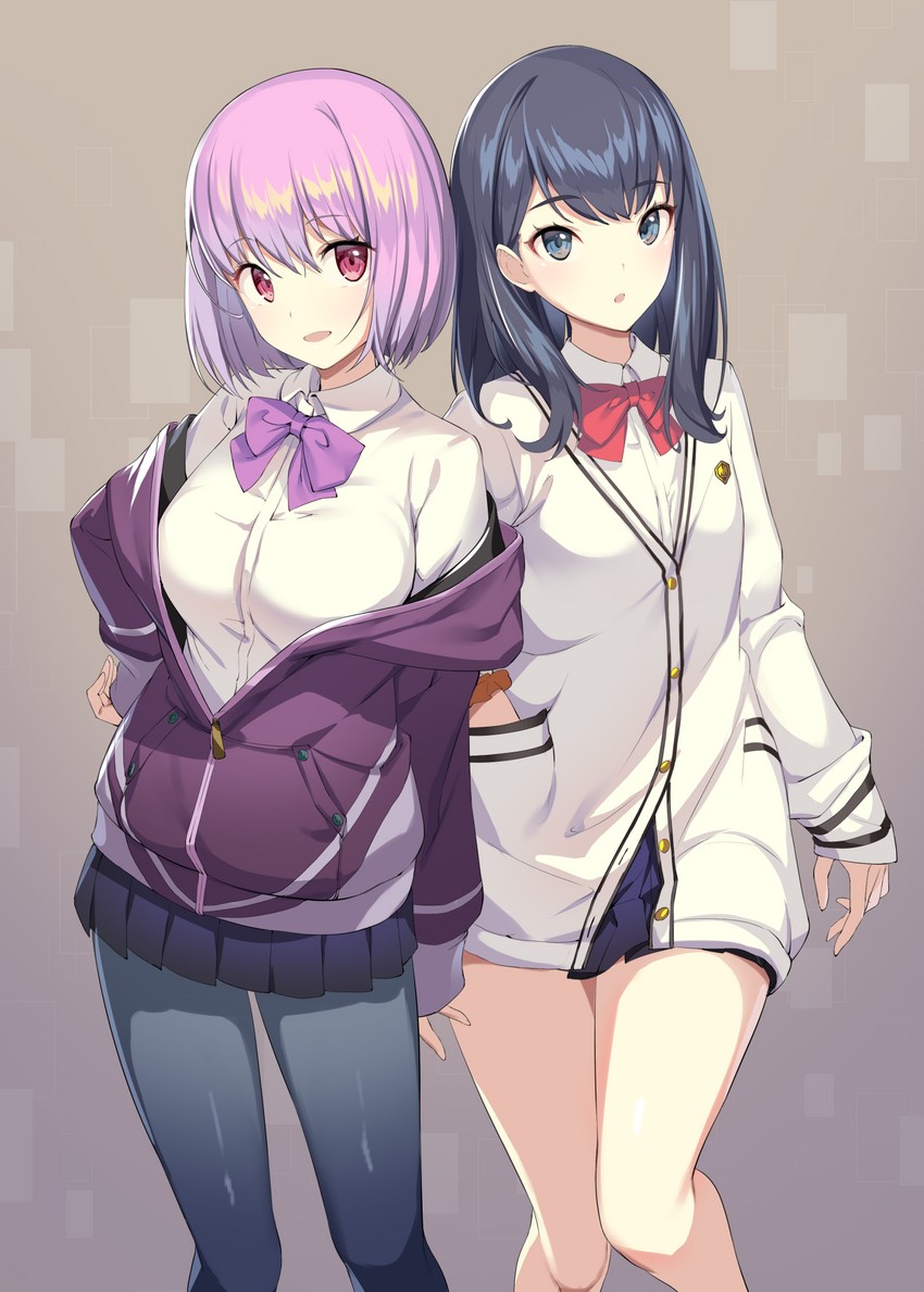 __shinjou_akane_and_takarada_rikka_ssss_gridman_drawn_by_ikomochi__sample-8891408f38163e11470c3be9ec110e0a.jpg